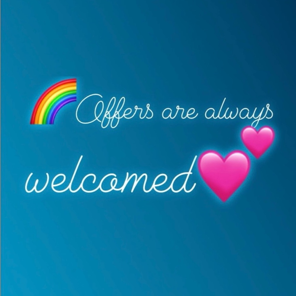 Offers are always welcomed !!!! Make your offer now 💖